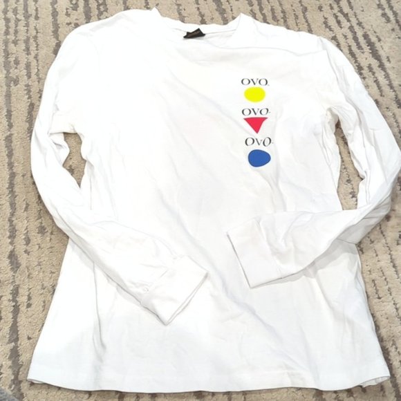 OVO White Long Sleeve Shirt like new - Picture 1 of 6
